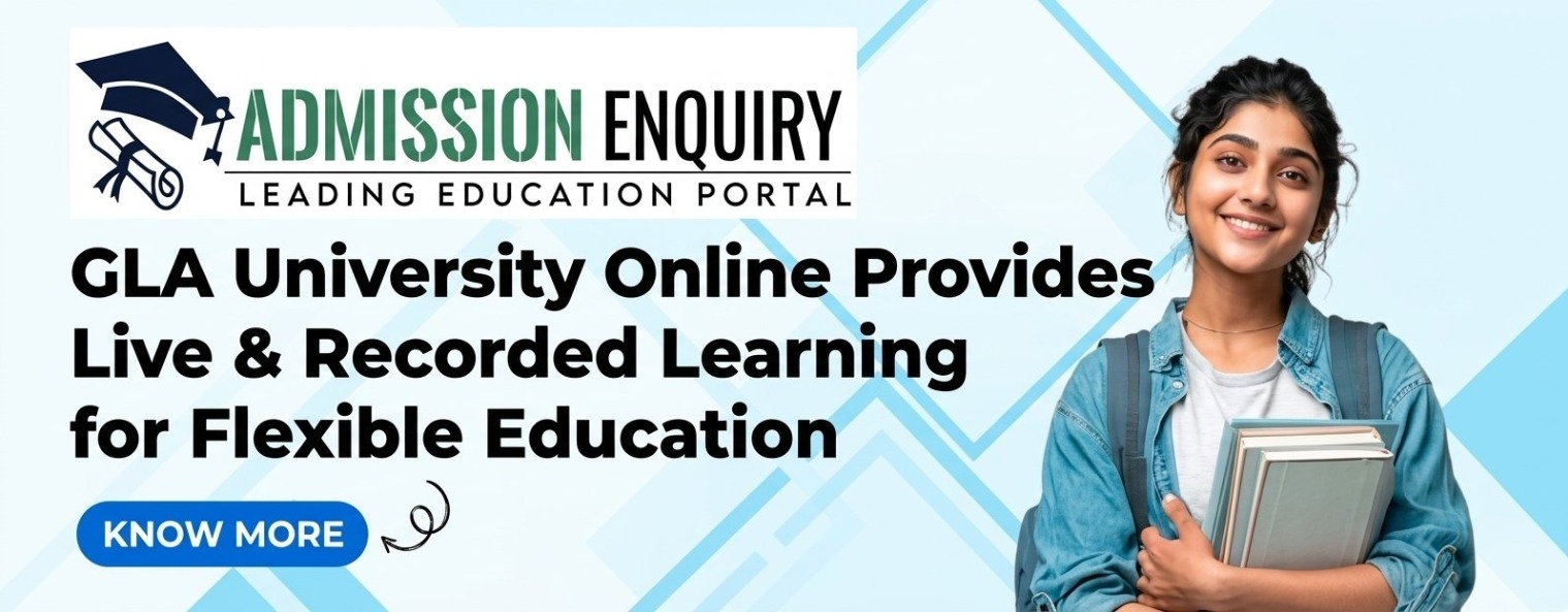 GLA University Online Admissions Open for 2027–28